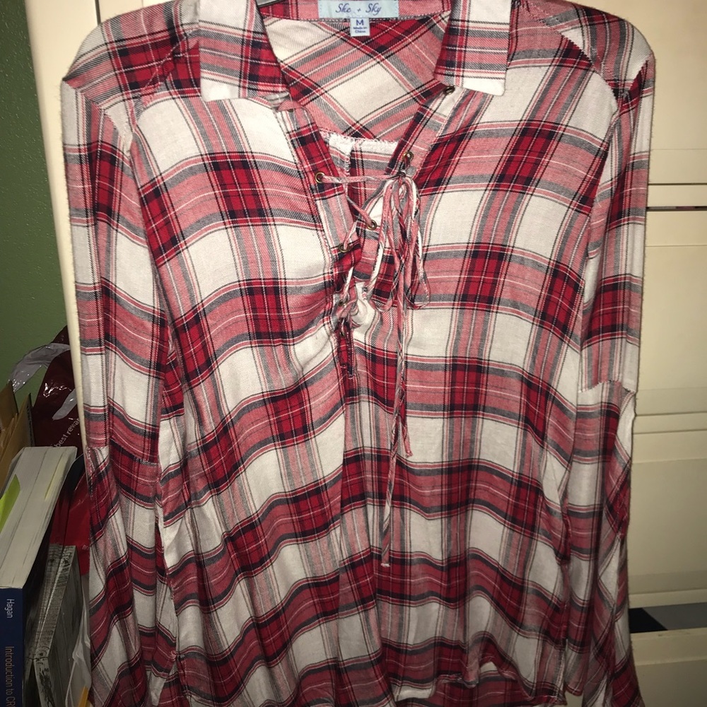 Red flannel— never worn